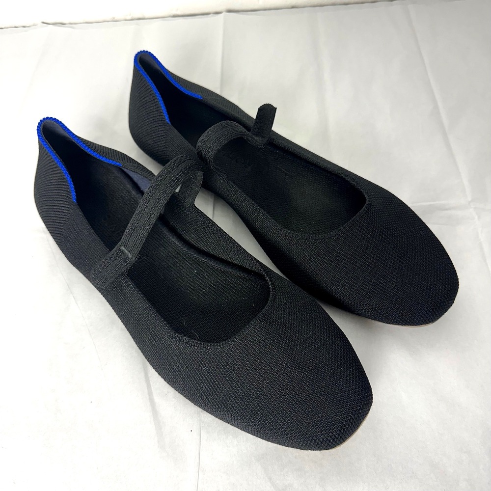 Rothy's Black and Blue Flats